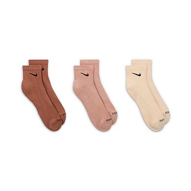 Women's Nike Everyday Plus 3-Pair Cushioned Training Ankle Socks