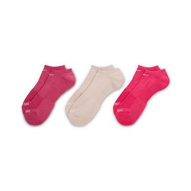 Women's Nike Everyday Plus 3-Pair Cushion Training No-Show Socks