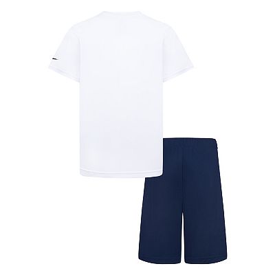 Boys 8-20 Nike 3BRAND by Russell Wilson Dri-FIT Futura Logo Mashup T-shirt & Athletic Shorts 2-piece Set