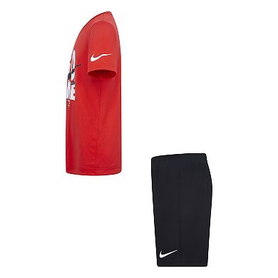 Boys 8-20 Nike 3BRAND by Russell Wilson "Go Time" Dri-FIT T-shirt and Athletic Shorts Set