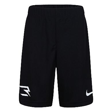 Boys 8-20 Nike 3BRAND by Russell Wilson Futura Logo Dri-FIT T-Shirt and Athletic Shorts 2-piece Set