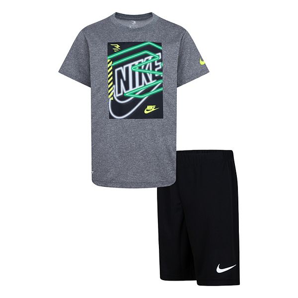 Boys 8-20 Nike 3BRAND by Russell Wilson Futura Logo Dri-FIT T-Shirt and ...