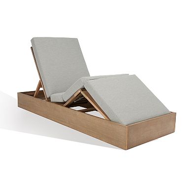 Safavieh Vincent Wood Chaise Lounge Chair