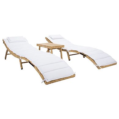 Safavieh Carew 3-pc. Sun Lounger Set