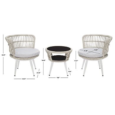 Safavieh Kyomi 3-pc. Lounge Set