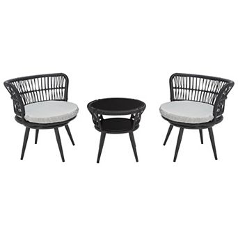 Safavieh Kyomi 3 pc Lounge Set