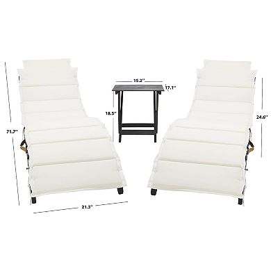 Safavieh Pacifica 3-pc. Lounge Set