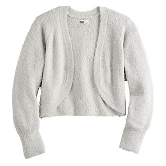 Girls 6-20 SO® Long Sleeve Shrug Cardigan in Regular & Plus Size