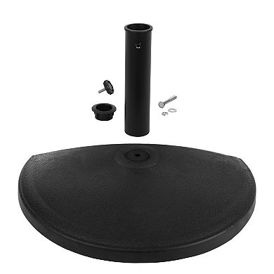Pure Garden Half Circle Umbrella Base