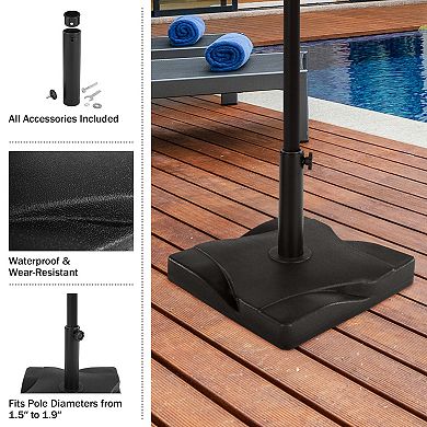 Pure Garden Outdoor Umbrella Base