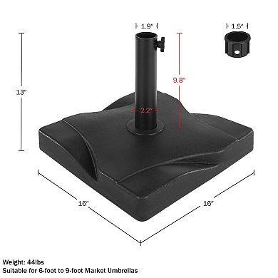 Pure Garden Outdoor Umbrella Base