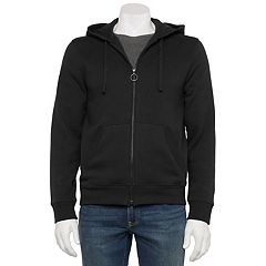 Kohls black zip up hoodie sale