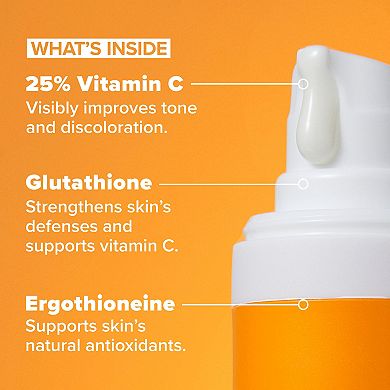 25% Vitamin C + Glutathione Clinical Serum for Brightening & Dark Spots