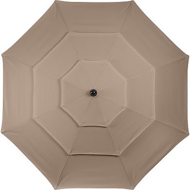 Pure Garden 3-Tier 10 ft. Patio Umbrella