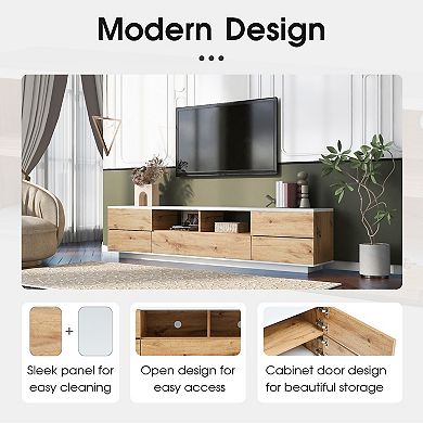 Modern Tv Stand For Tvs Up To 80''
