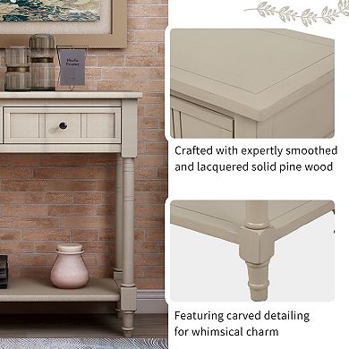 Merax Traditional Design Console Table