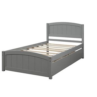 Merax Platform Bed with Two Drawers