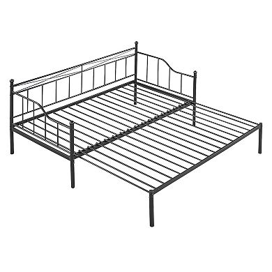 Merax Metal Daybed with Trundle