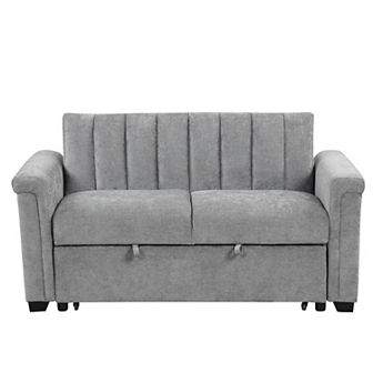 Merax Convertible Soft Cushion Sofa Pull Bed