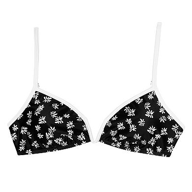 Juniors' Ninety-Nine° V-Neck Underwire Swim Top