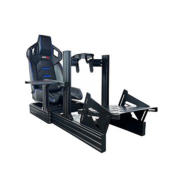Gtr Simulator Gta Revolution - Adjustable Racing Cockpit With Leatherette Racing Seat