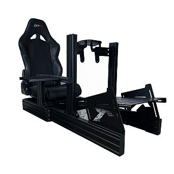 Gtr Simulator Gta Revolution - Adjustable Racing Cockpit With Leatherette Racing Seat