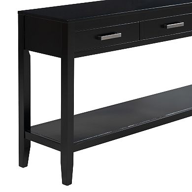 Merax Console Table With Shelf, Entrance Table For Entryway
