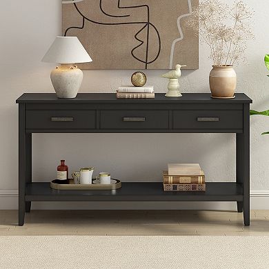 Merax Console Table With Shelf, Entrance Table For Entryway