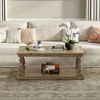 Merax Rustic Coffee Table
