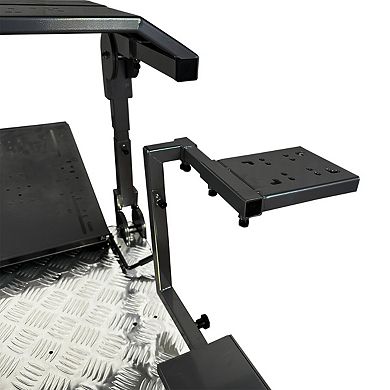 GTR Simulator GTA Pro Racing Cockpit, Black Frame, Monitor Stand and Seat