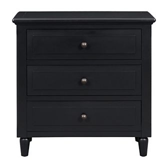 Merax 3-drawer Wood Nightstand