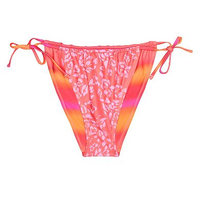 Juniors' Ninety-Nine° Tunnel Tie Side Reversible Hipster Swim Bottons