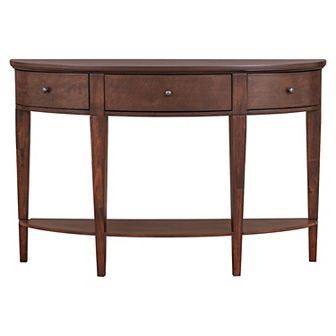 Merax Modern Curved Console Table Sofa Table