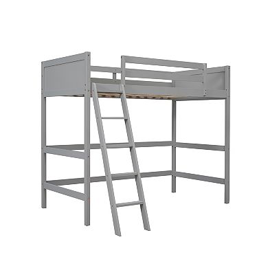 Merax Solid Wood Loft Bed with Ladder