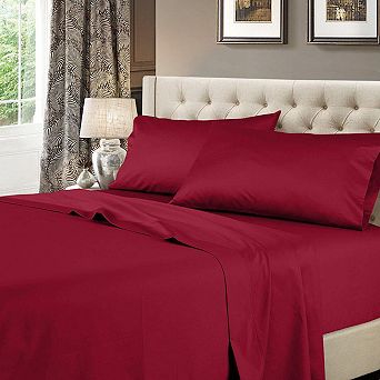 Split Top Flex-top King Sheet Set - 100% Cotton Solid 600 Thread Count