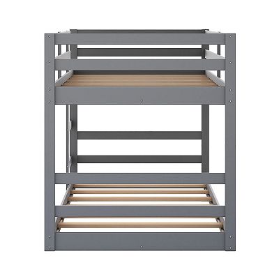 Modern Bunk Bed with Ladder