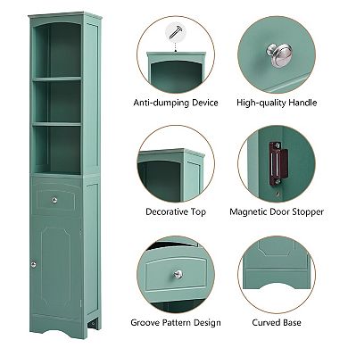 Merax Tall Bathroom Cabinet