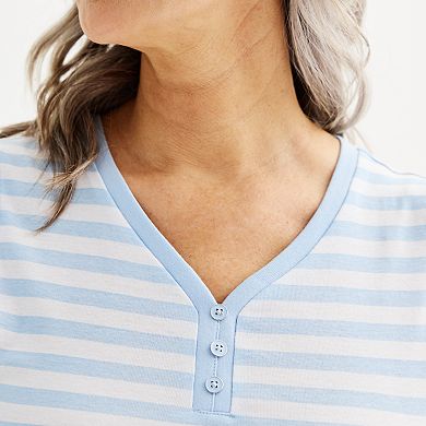 Women's Croft & Barrow® V-Neck Tank Top