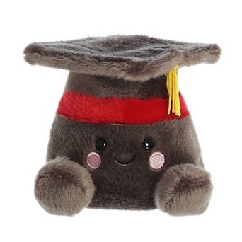 Aurora Mini Black Palm Pals 5" Scholarly Graduation Cap Adorable Stuffed Animal