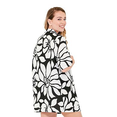 Women's Freshwater Beach Shirt Swim Cover Up