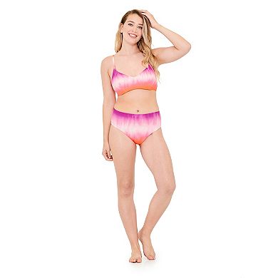 Women's Freshwater Sunrise Tie Dye Underwire Bralette Bikini Top
