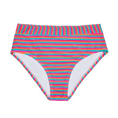 Women's Freshwater Banded High Leg Hipster Swim Bottoms