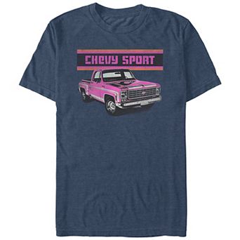 Men's Chevy Sport Pink Truck Graphic Tee