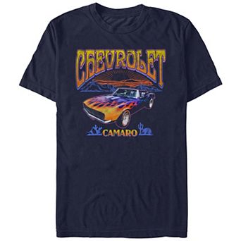 Men's Chevrolet Camaro On Fire Graphic Tee