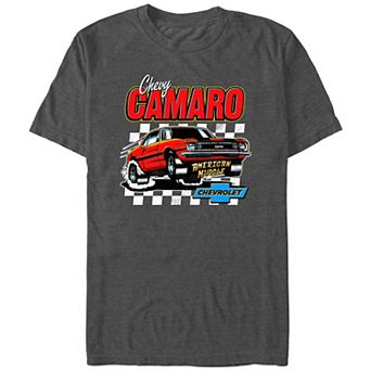 Men's Chevy Camaro Racing American Muscle Graphic Tee