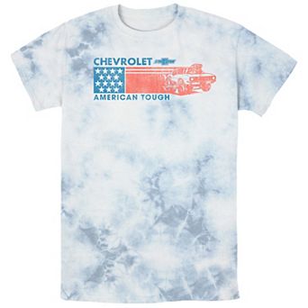 Men's Chevrolet American Tough USA Flag Bombard Wash Graphic Tee