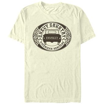 Men's Chevy Country American Heritage Badge Graphic Tee