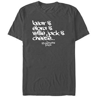 Men's Reservation Dogs Main Characters Names Graphic Tee