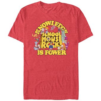 Men's Schoolhouse Rock! Knowledge Is Power Graphic Tee