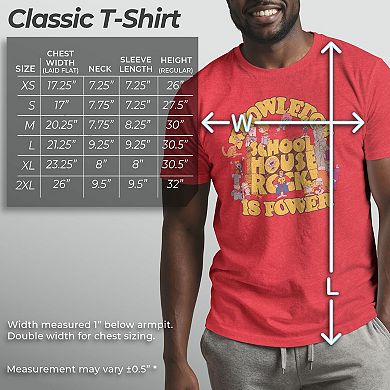 Men's Schoolhouse Rock! Knowledge Is Power Graphic Tee